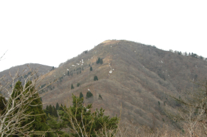 武奈ヶ岳を振り返る