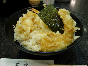 天亭の天丼！うまい！！